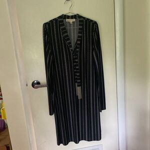 MichaelKors black chain print dress